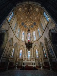 The interior of St. Canice's Cathedral in Kilkenny.