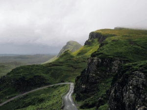 The lush landscapes of Ireland.