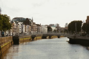 a bridge over a river in Dublin