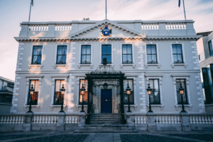 a historic Georgian architecture building in Dublin