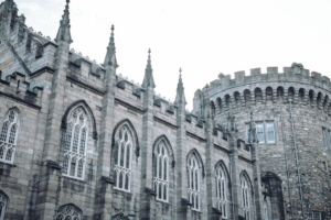 historic Gothic Architecture Castle in Dublin