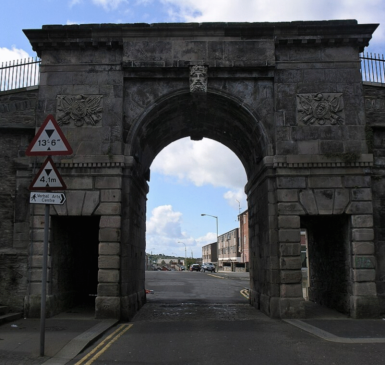 historical site of the Derry wall