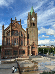 heritage site of a clock tower in Derry