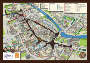 a map of the Kilkenny day tour