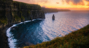 Cliffs of Moher in Ireland.