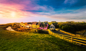A beautiful Irish village.