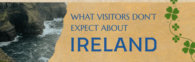 Infographic showcasing surprising facts about Ireland, including Newgrange’s ancient history, national heritage statistics, private day tour benefits, and iconic landmarks. Highlights why Royal Historical Tours offers unique, personalised Ireland day tours filled with history, culture, and unforgettable experiences.